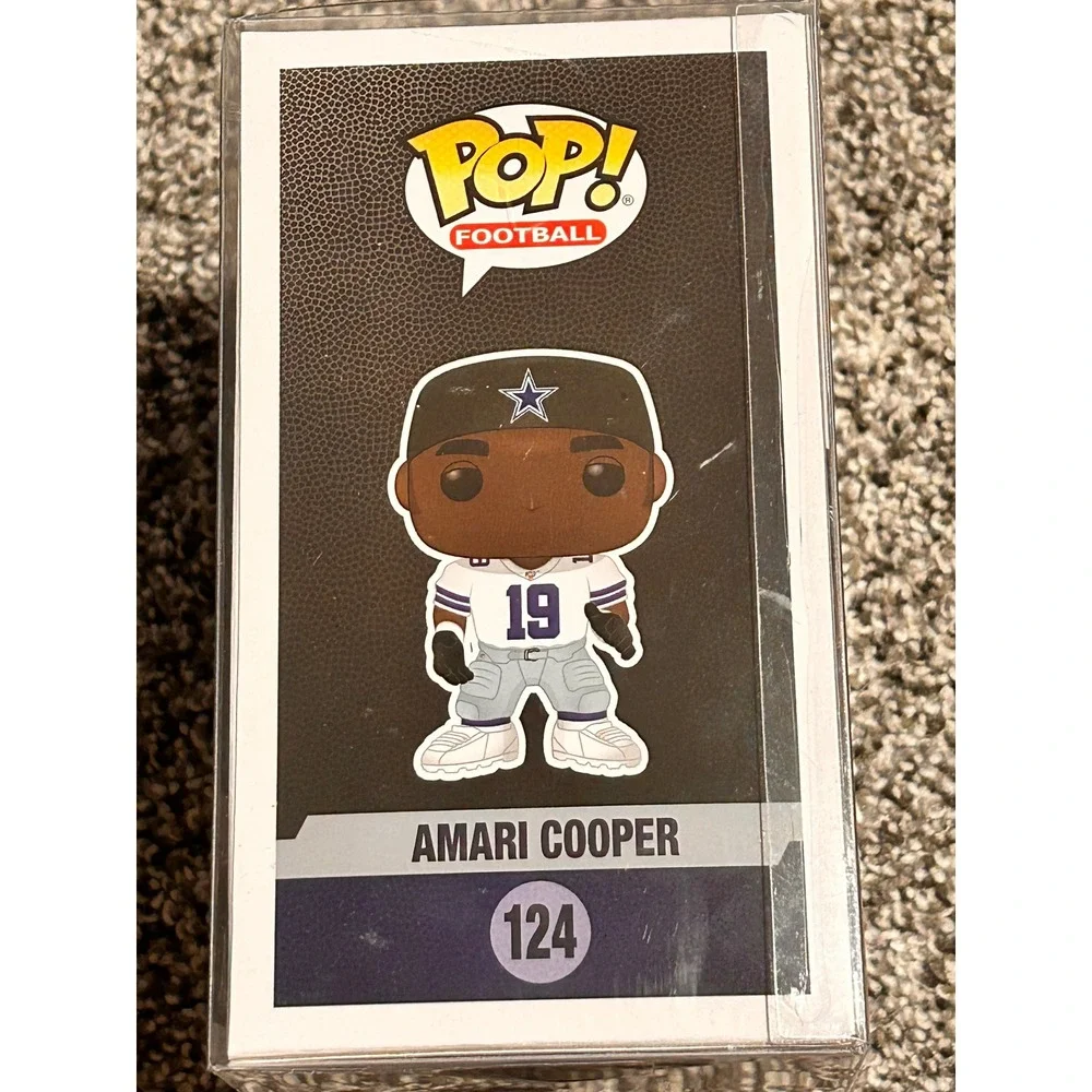 Amari‎ Cooper Funko Pop! Cowboys #124 NFL Football Vinyl Figure Collectible NEW - Picture 3 of 3